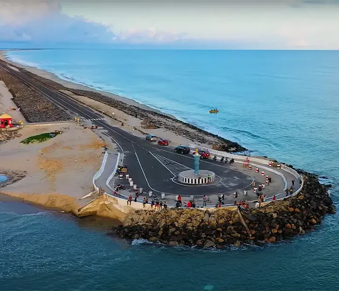 Dhanushkodi Ghost Town at the Edge of the Sea